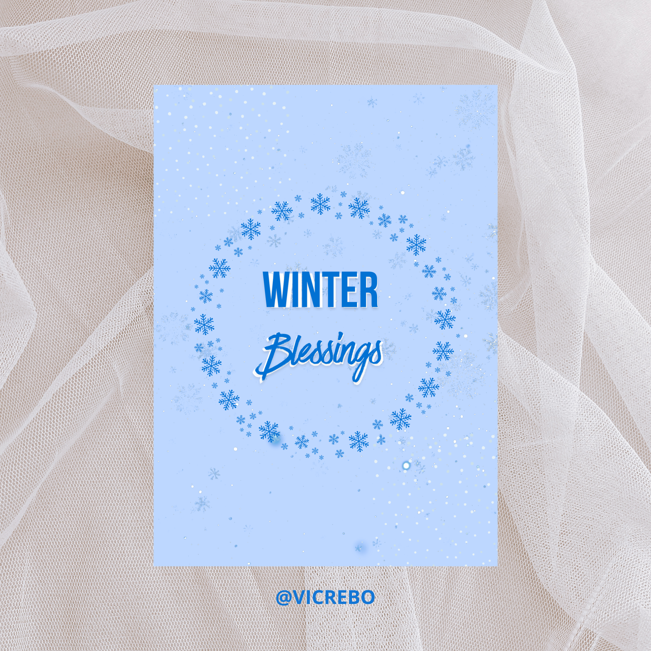 Winter Blessings – Snowflake Kisses Edition