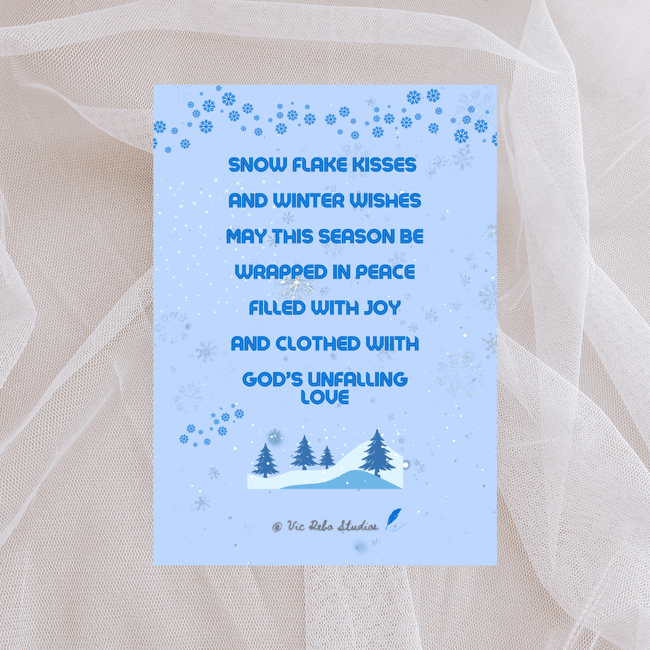 Winter Blessings – Snowflake Kisses Edition