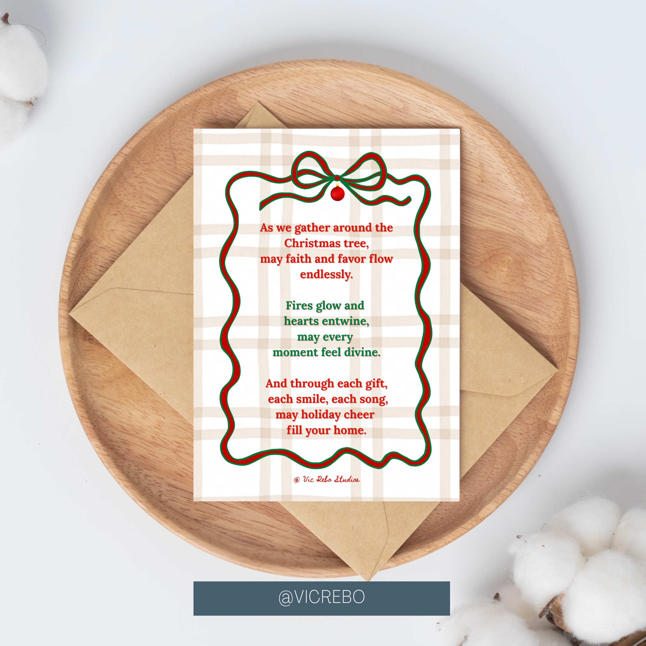 Happy Holidays – Flannel Santa Edition