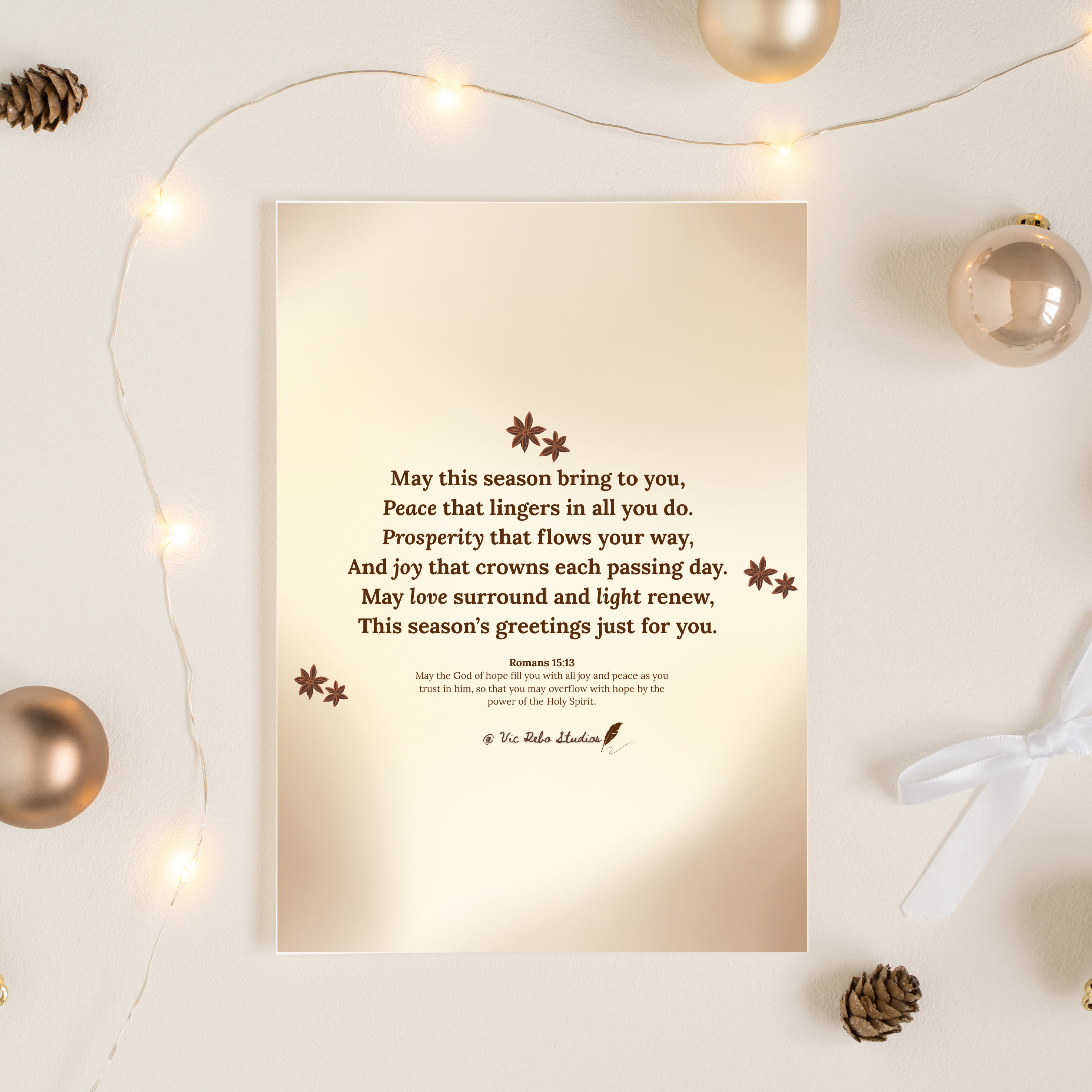 Season's Greeting - Warm & Cozy edition